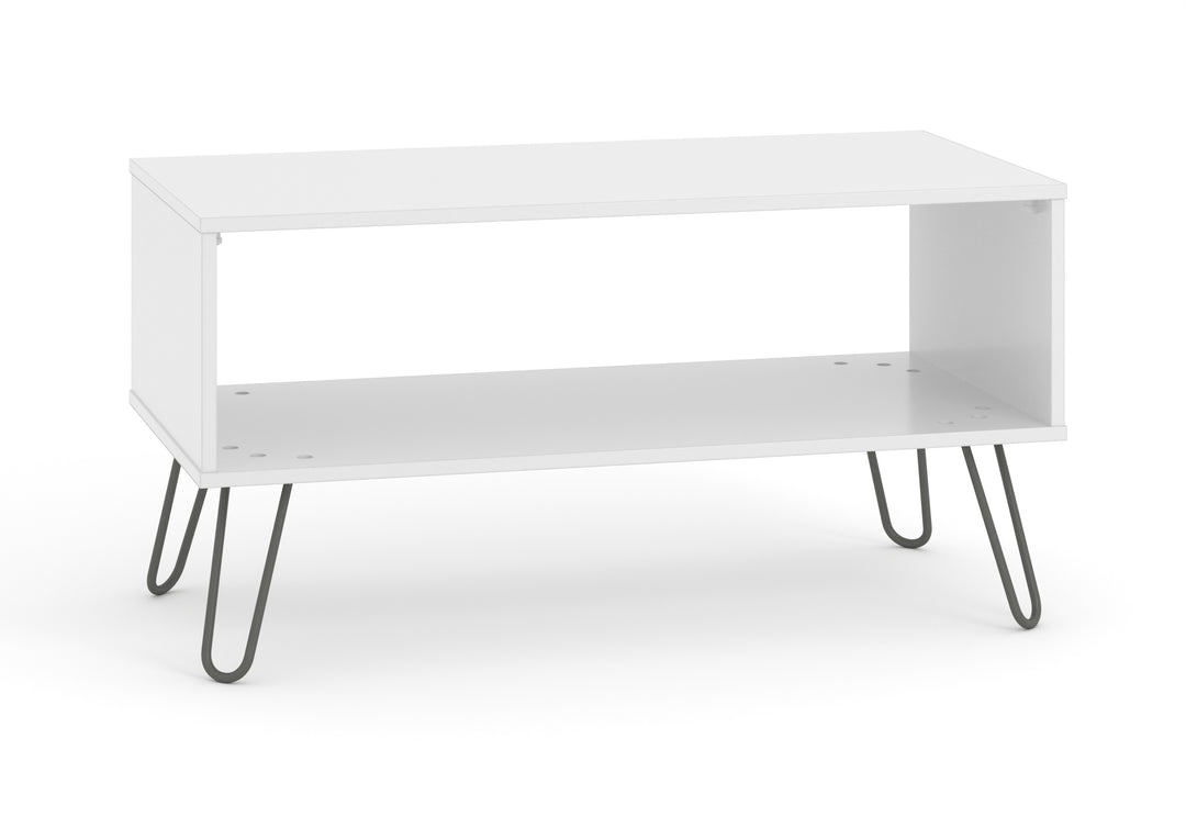 Augusta White Open Coffee Table White    (DHD) Image 3