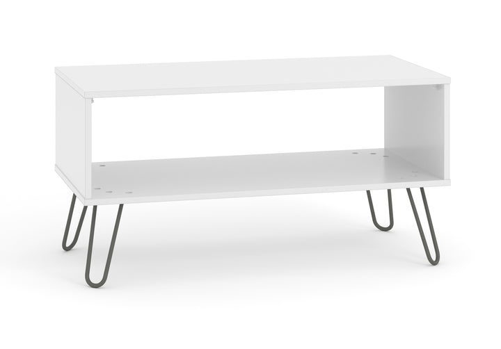 Augusta White Open Coffee Table White    (DHD) Image 3