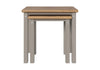 Linea Linea Nest Of 2 Tables Grey Antique Waxed Pine (DHD) Image 2