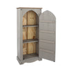 Corona Grey Vestry Cupboard  Grey Wax Antique Waxed Pine (DHD) Image 4