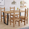 Texas Rectangular Dining Table  Antique Waxed Pine Black (DHD) Image 4