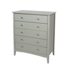Como Grey 5 Drawer Chest Grey  (DHD) Image 1
