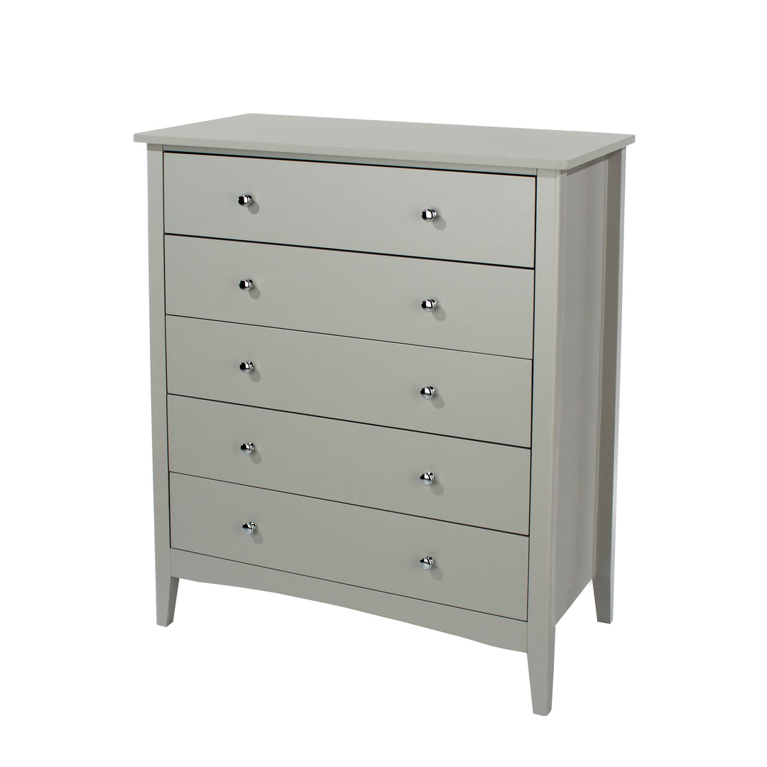Como Grey 5 Drawer Chest Grey  (DHD) Image 1