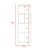 Dallas Bookcase With Doors White Carbon Grey Oak (DHD) Image 6