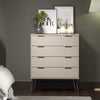 Augusta Driftwood 4 Drawer Chest Of Drawers Driftwood  Calico (DHD) Image 5