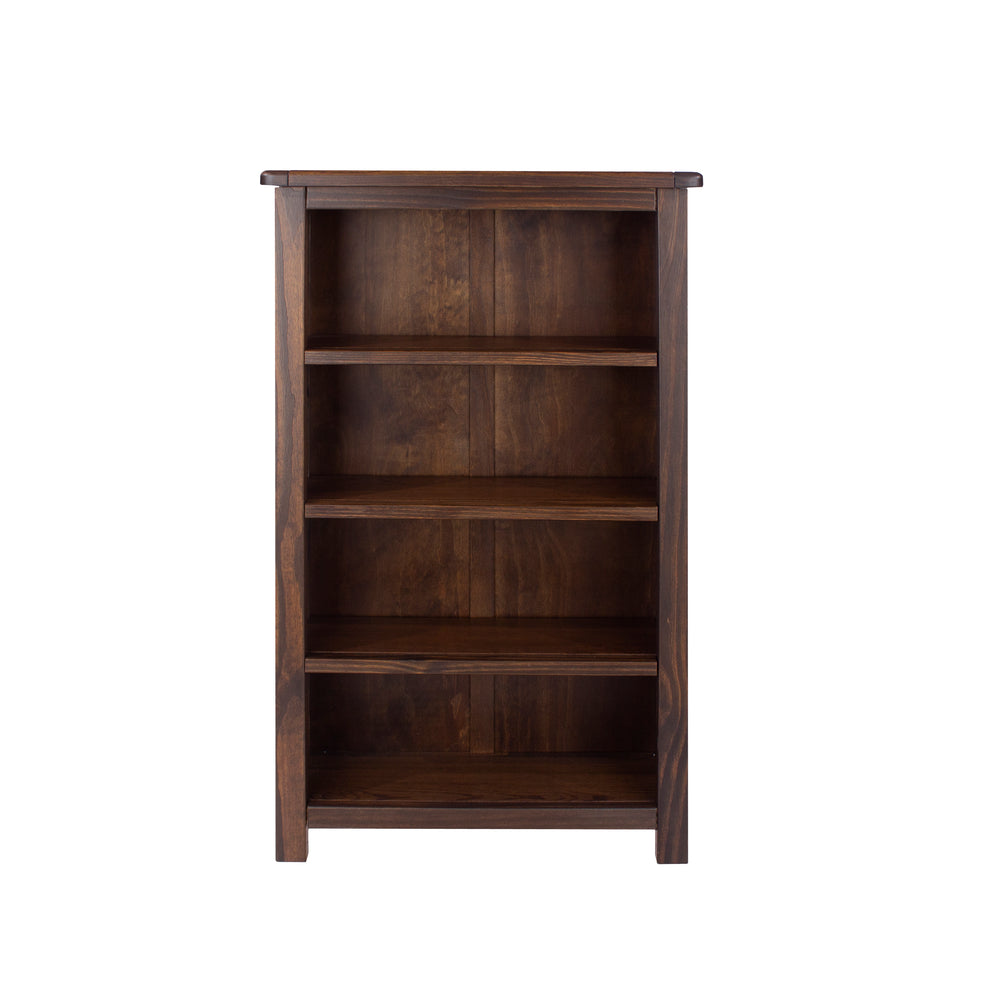 Boston 3 Shelf Narrow Bookcase Dark Brown  (DHD) Image 2