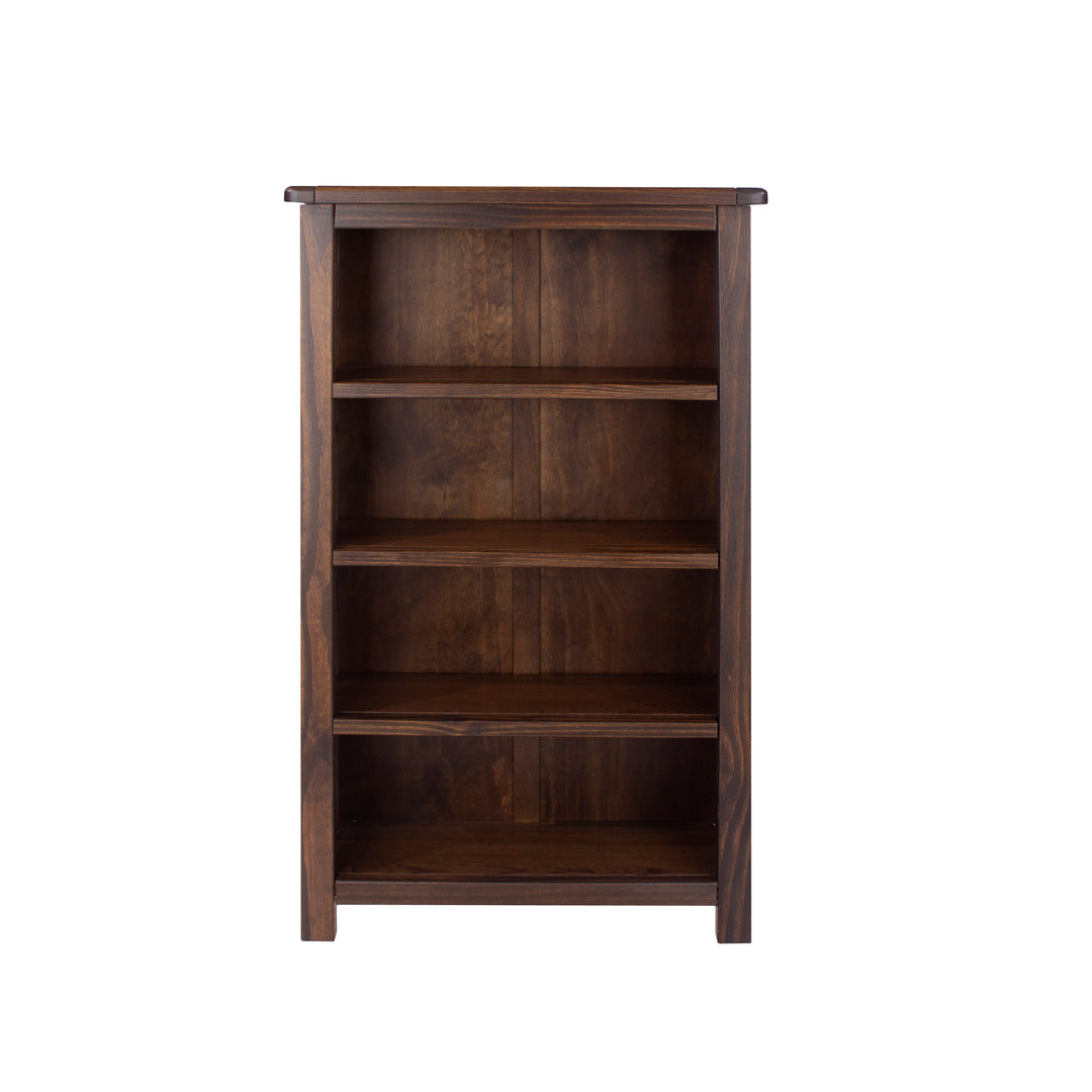 Boston 3 Shelf Narrow Bookcase Dark Brown  (DHD) Image 2