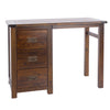 Boston Single Pedestal Dressing Table Dark Brown  (DHD) Image 3