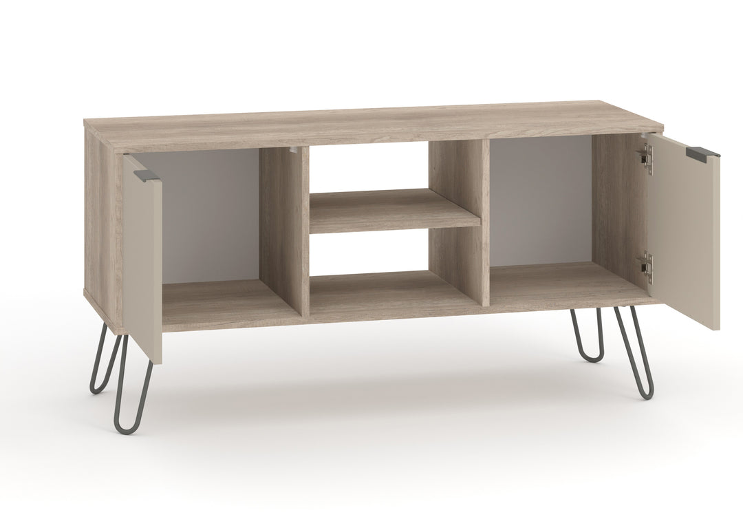 Augusta Driftwood 2 Door Flat Screen Tv Unit Driftwood  Calico (DHD) Image 4