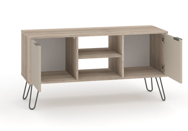 Augusta Driftwood 2 Door Flat Screen Tv Unit Driftwood  Calico (DHD) Image 4