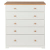 Colorado 5 Drawer Chest Soft White Oak (DHD) Image 2