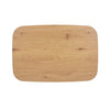 Aspen Rectangular Dining Table, Light Oak Effect Top With Black Tapered Legs  Oak Black (Self Assembly) (DHD)