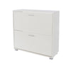 Lido 2 Door Shoe Cabinet  White  (DHD) Image 1