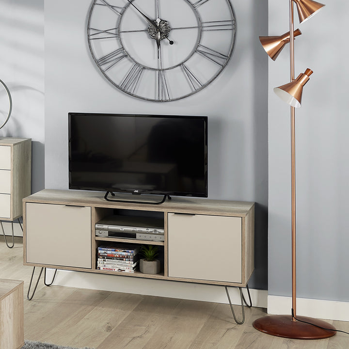Augusta Driftwood 2 Door Flat Screen Tv Unit Driftwood  Calico (DHD) Image 5