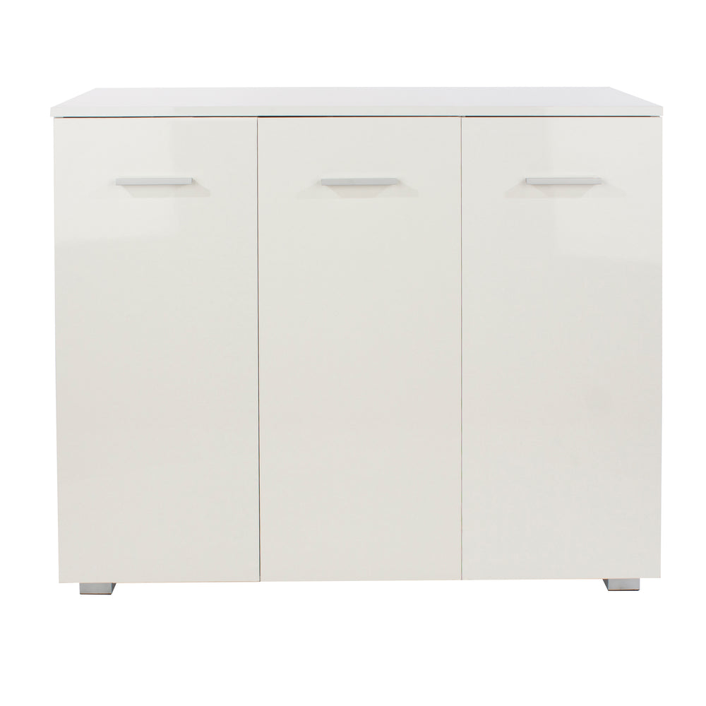 Lido 3 Door Sideboard White  (DHD) Image 2