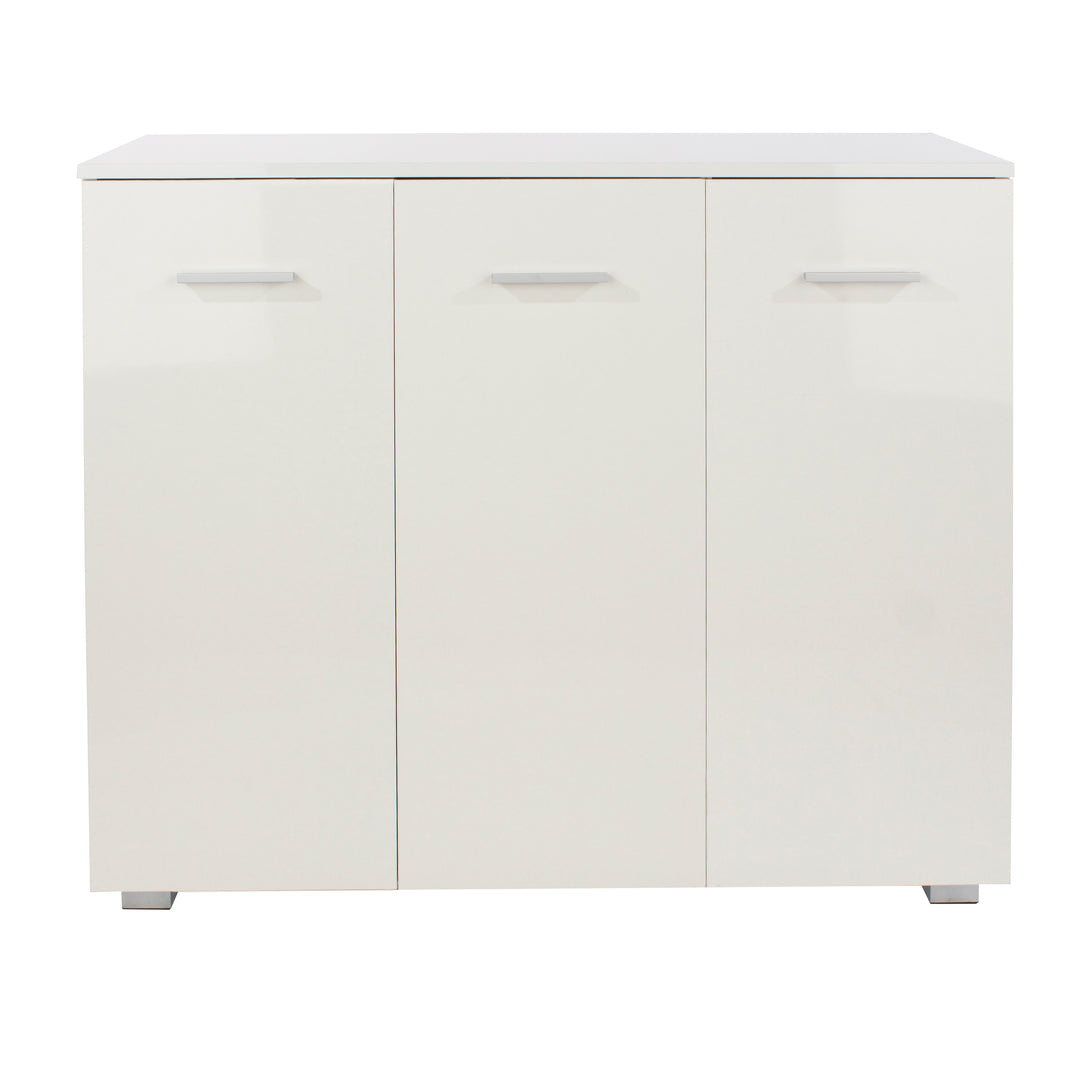Lido 3 Door Sideboard White  (DHD) Image 2