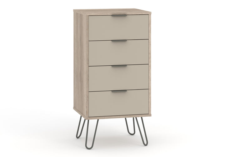Augusta Driftwood 4 Drawer Narrow Chest Of Drawers Driftwood  Calico (DHD) Image 3