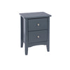 Como Blue 2 Drawer Bedside Cabinet  Blue  (DHD) Image 3
