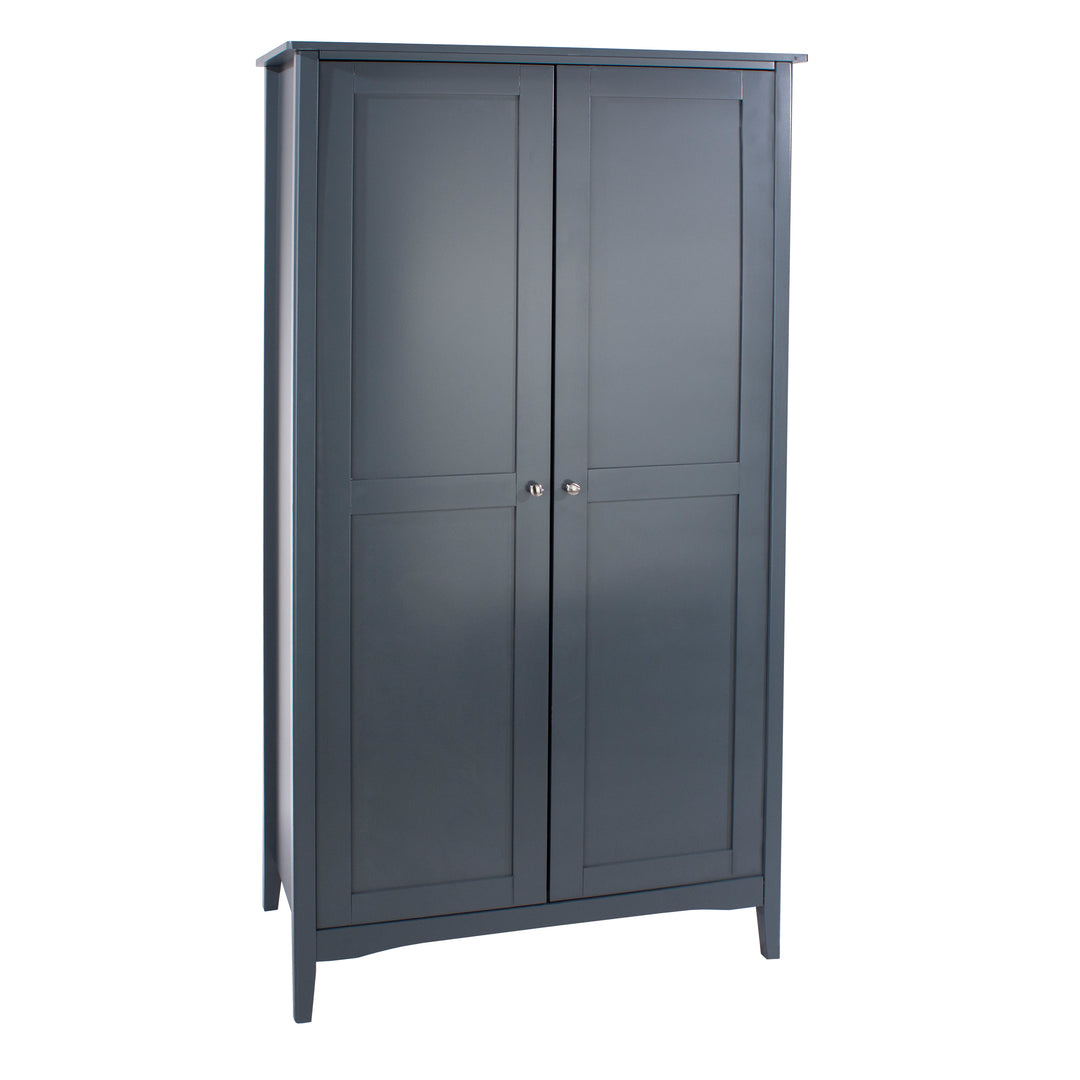Como Blue 2 Door Wardrobe Blue  (DHD) Image 3