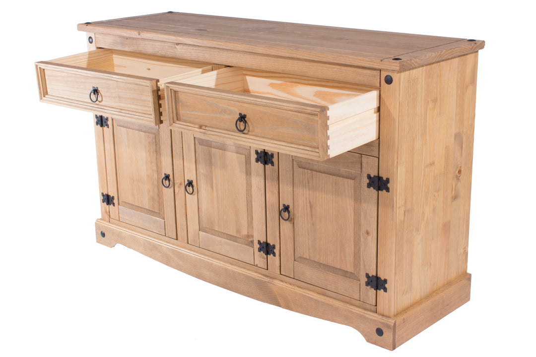 Corona Medium Sideboard Antique Waxed Pine  (DHD) Image 4