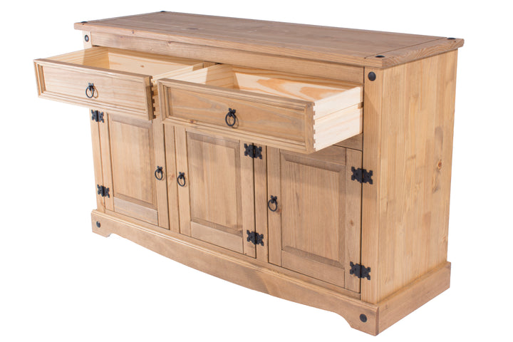 Corona Medium Sideboard Antique Waxed Pine  (DHD) Image 4