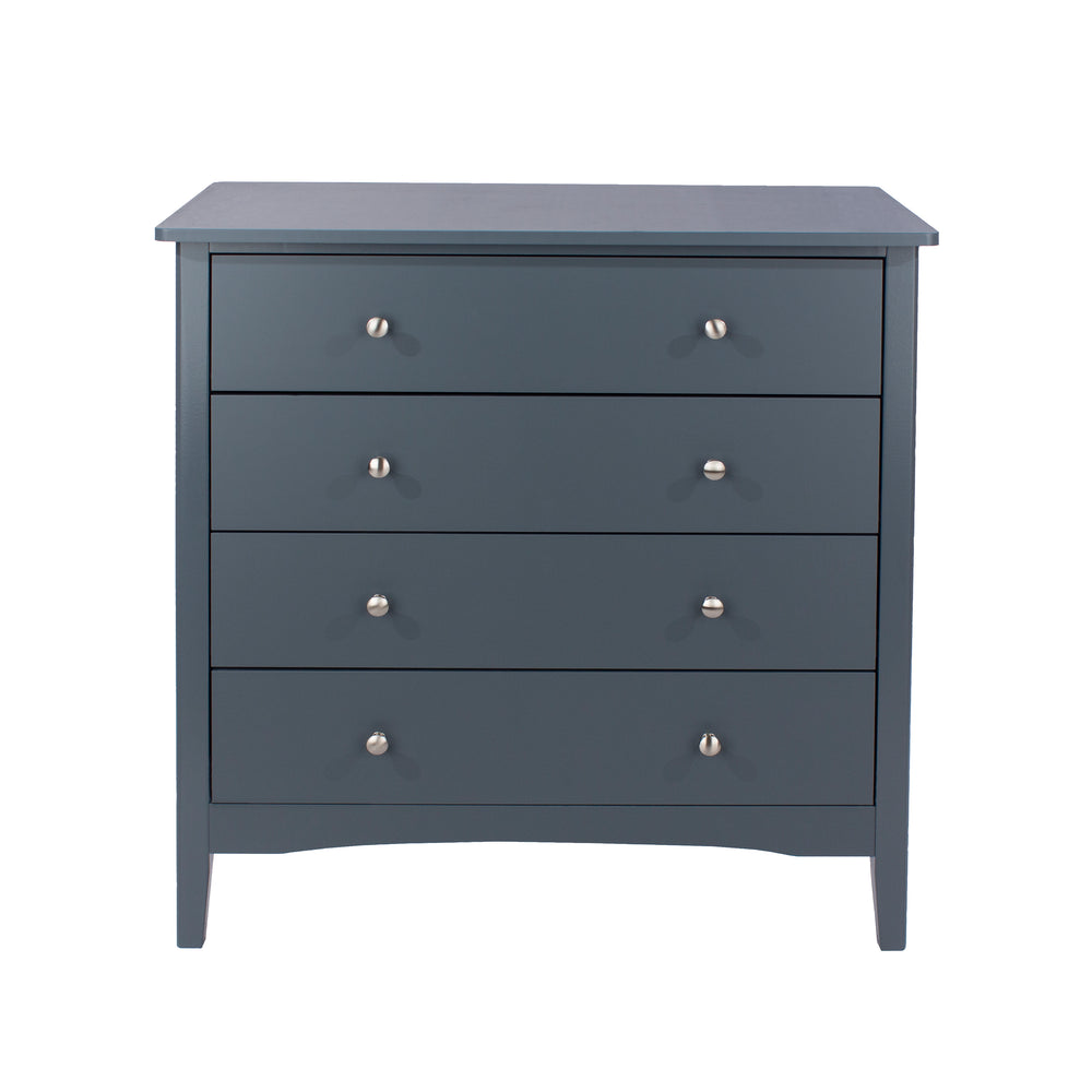 Como Blue 4 Drawer Chest Blue  (DHD) Image 2