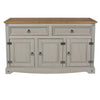 Corona Grey Medium Sideboard Grey Wax Antique Waxed Pine (DHD) Image 2