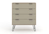 Augusta Driftwood 4 Drawer Chest Of Drawers Driftwood  Calico (DHD) Image 2