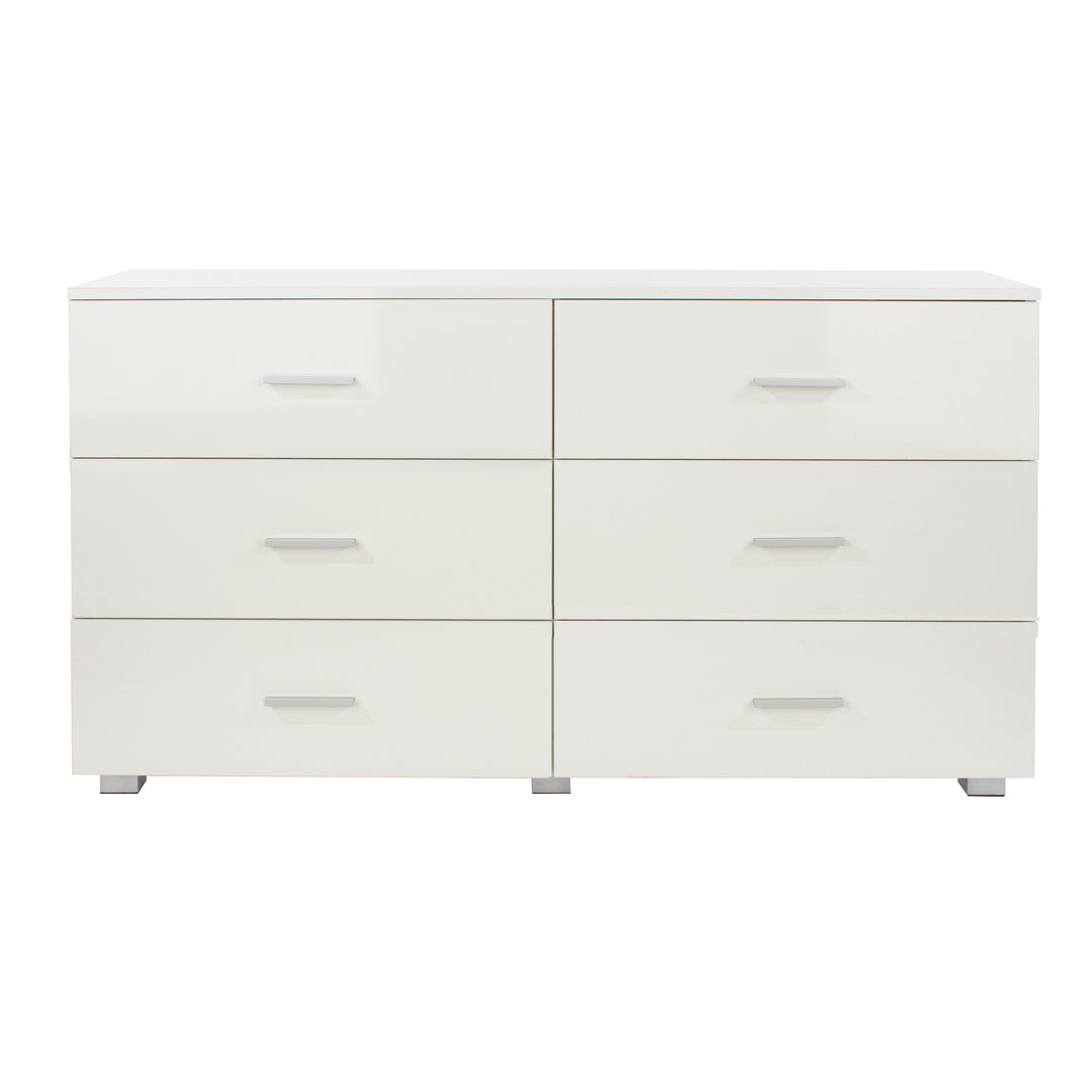 Lido 3+3 Chest Of Drawers White  (DHD) Image 2