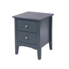 Como Blue 2 Petite Drawer Bedside Cabinet  Blue  (DHD) Image 1