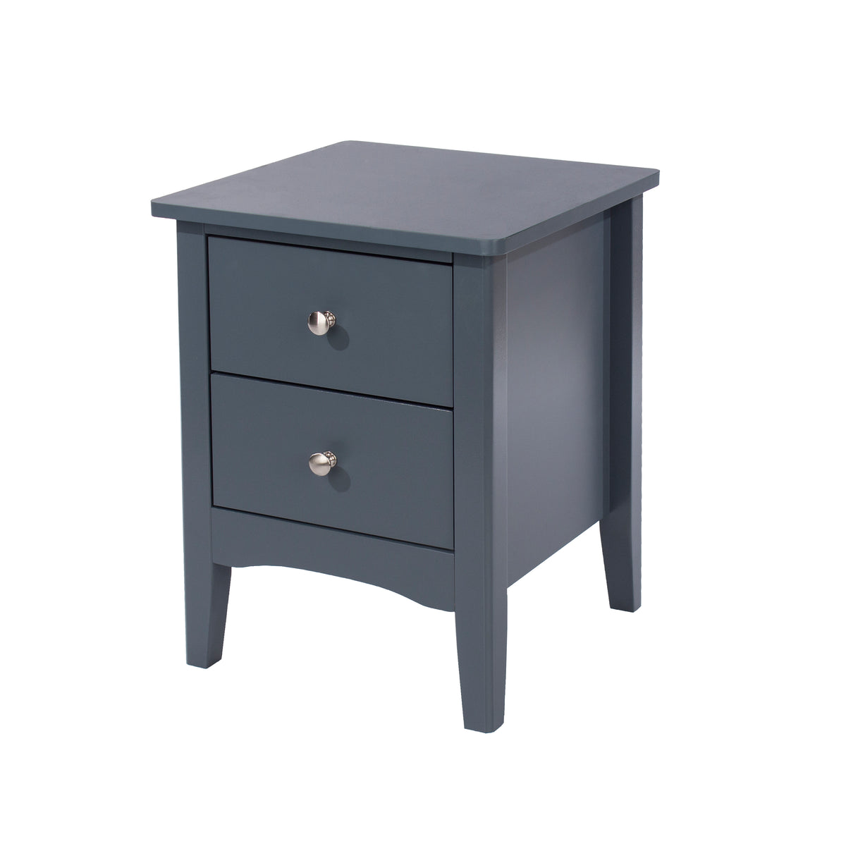 Como Blue 2 Petite Drawer Bedside Cabinet  Blue  (DHD) Image 1