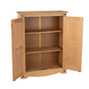 Corona 2 Door Cupboard Unit  Antique Waxed Pine  (DHD) Image 4