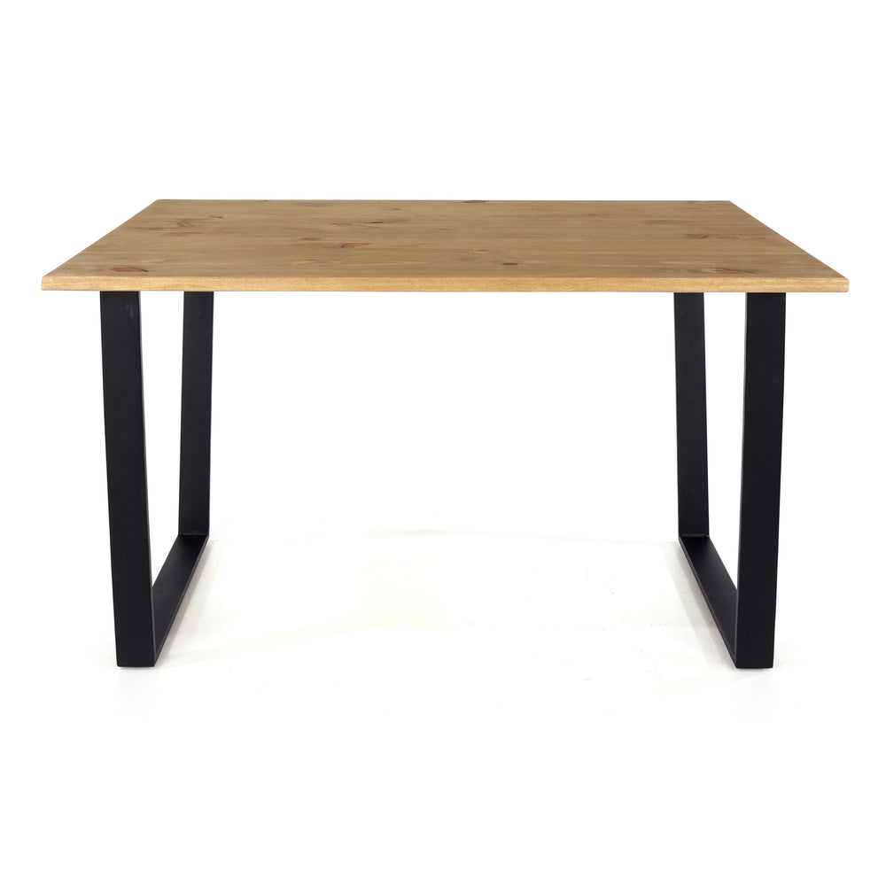 Texas Rectangular Dining Table  Antique Waxed Pine Black (DHD) Image 2
