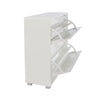Lido 2 Door Shoe Cabinet  White  (DHD) Image 4