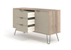 Augusta Driftwood Medium Sideboard With 2 Doors, 3 Drawers Driftwood  Calico (DHD) Image 4