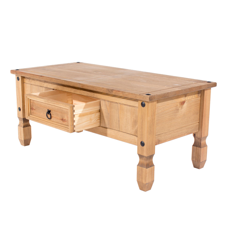 Corona Coffee Table  Antique Waxed Pine  (DHD) Image 4
