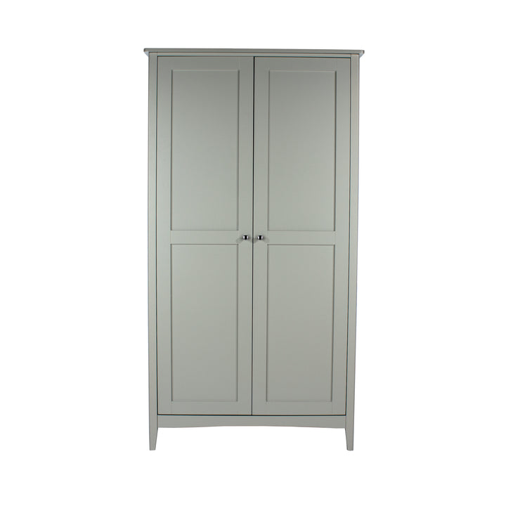 Como Grey 2 Door Wardrobe Grey  (DHD) Image 2