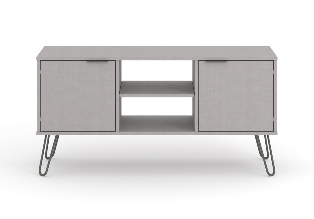 Augusta Grey 2 Door Flat Screen Tv Unit Grey   (DHD) Image 2