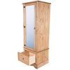 Corona Armoire With Mirrored Door Antique Waxed Pine  (DHD) Image 4