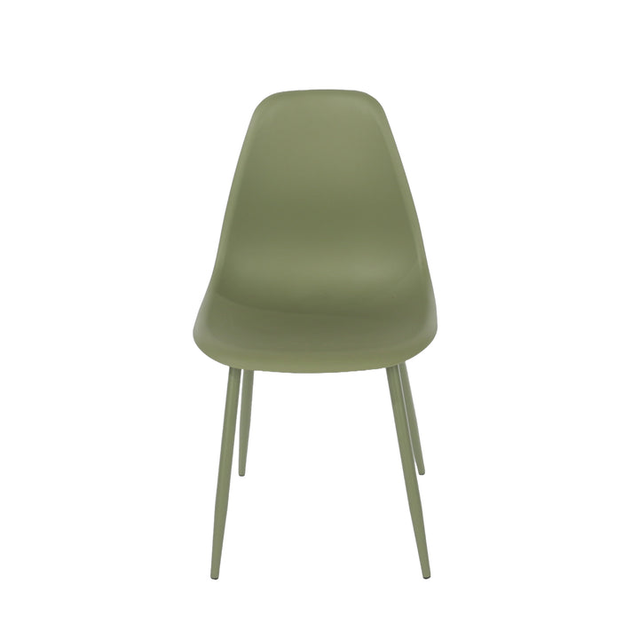 Rimini 3 Piece Cala Bistro Table & 2 Chair Set Outdoor Grade, Moss Green Moss Green  (DHD) Image 4