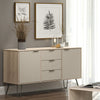Augusta Driftwood Medium Sideboard With 2 Doors, 3 Drawers Driftwood  Calico (DHD) Image 6