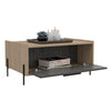 Harvard Storage Coffee Table Washed Oak Carbon Grey Oak (DHD) Image 3