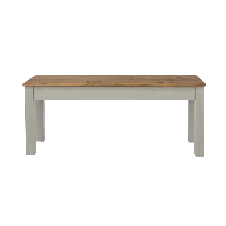 Linea Linea Bench For 1200Mm Table Grey Antique Waxed Pine (DHD) Image 2
