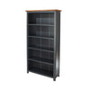 Dunkeld Tall Bookcase  Midnight Blue Antique Oak Effect Wax (DHD) Image 1