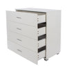 Lido 4 Drawer Chest Of Drawers   White  (DHD) Image 4