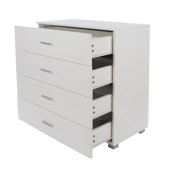Lido 4 Drawer Chest Of Drawers   White  (DHD) Image 4