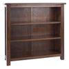Boston Low Bookcase Dark Brown  (DHD) Image 3