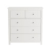 Nairn White 2+3 Drawer Chest Of Drawers White  (Self Assembly) (DHD)