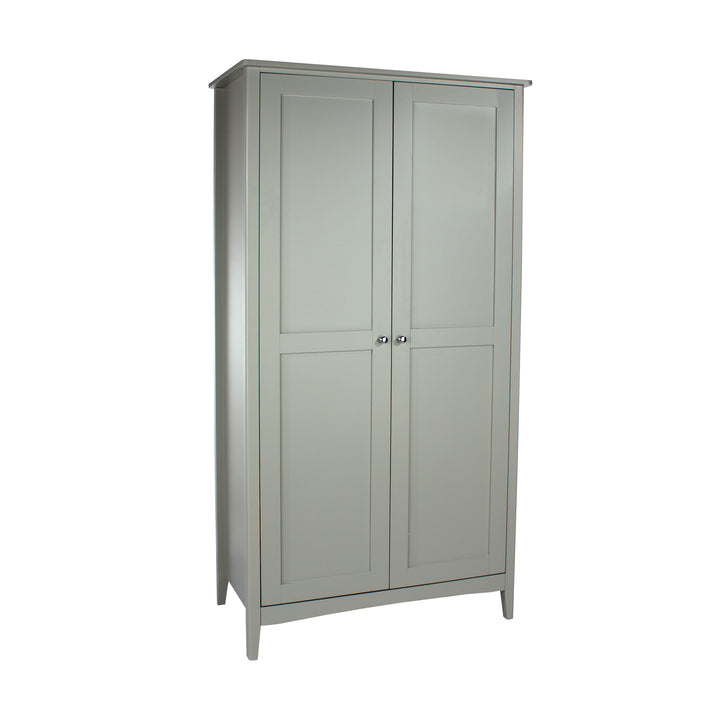 Como Grey 2 Door Wardrobe Grey  (DHD) Image 3
