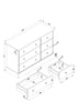 Cotswold 3+3 Drawer Wide Chest Antique Waxed Pine  (DHD) Image 5